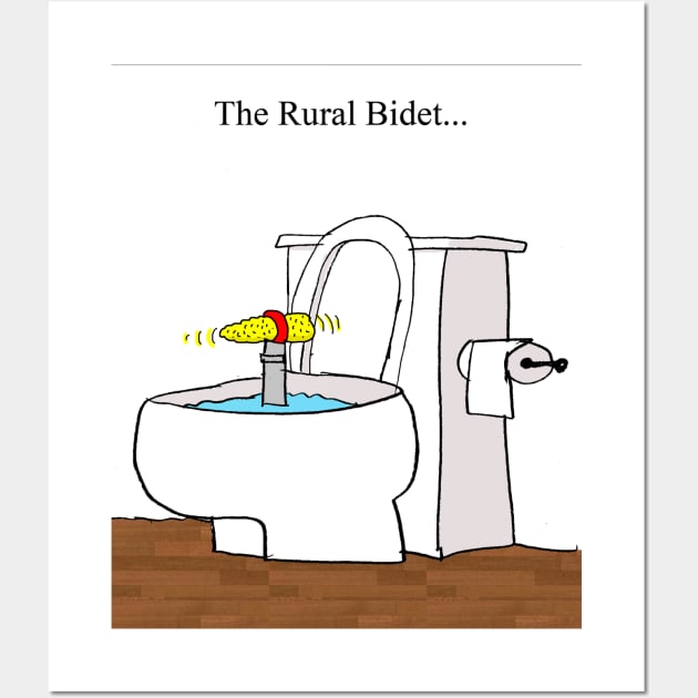 The Rural Bidet Wall Art by larrylambert